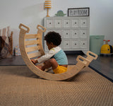 Hazel | Pikler Triangle, Slide & Rocker Set