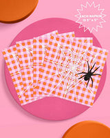 Pink Halloween Napkins - 25 cocktail napkins