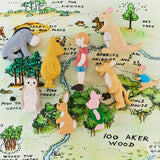 Sarah's Silks 100 Aker Woods & Complete Wooden Friends Set for Maisonette