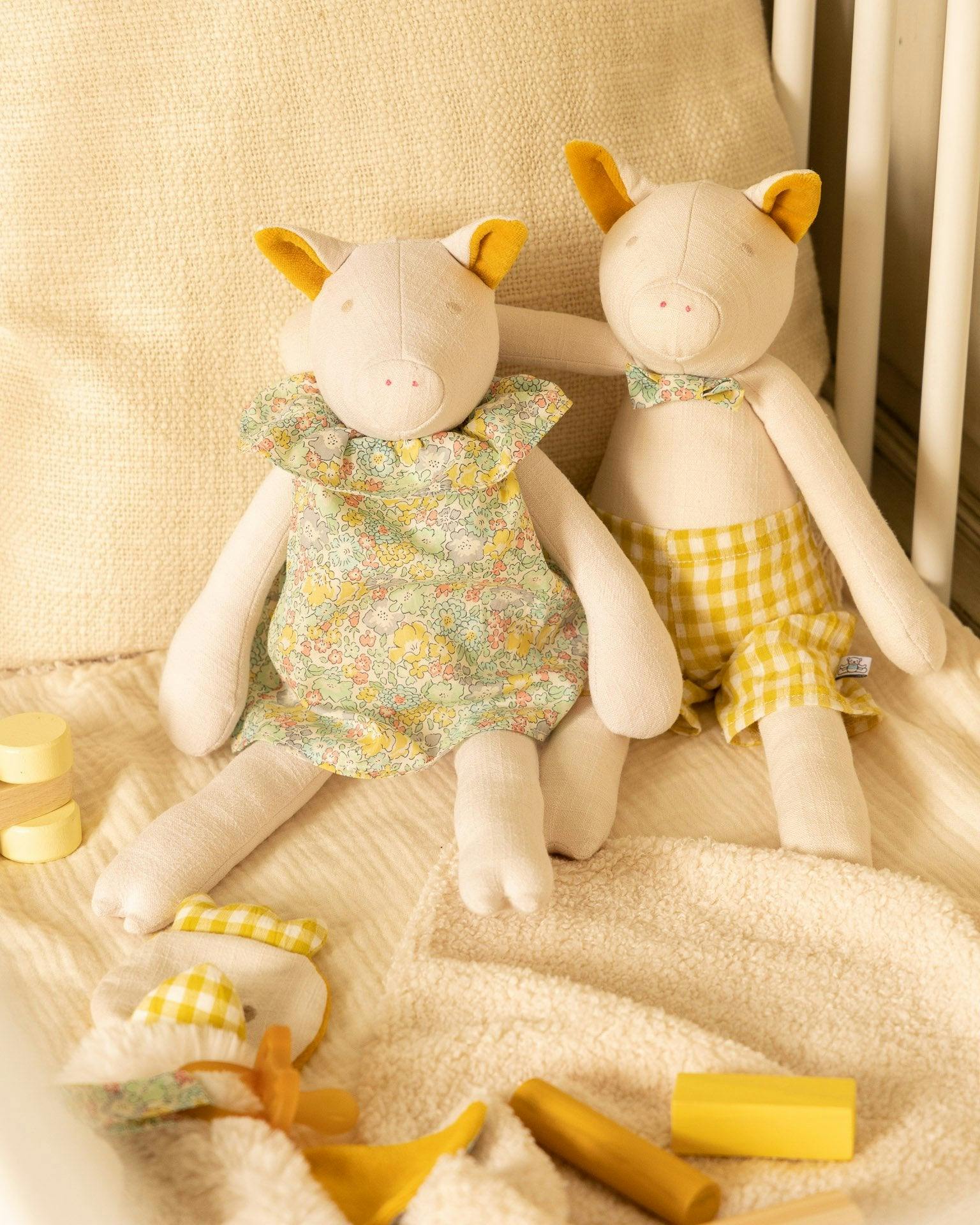 Pamplemousse Peluches Anémone the Pig
