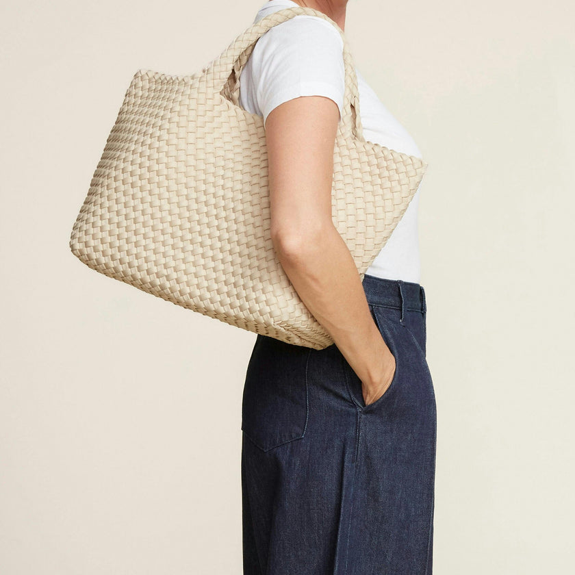 St. Barths Medium Tote | Ecru