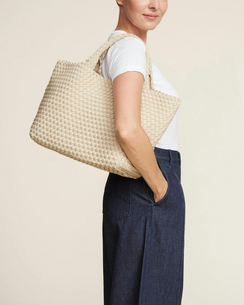 St. Barths Medium Tote | Ecru