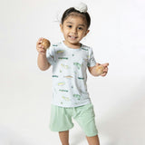 Fishing - Crew Neck Tee with Casual Short