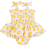 Sunny Lemons - Smocked Bubble with Skirt