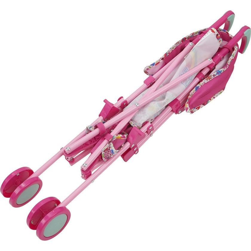 Baby Alive Doll Stroller - Pink & Rainbow