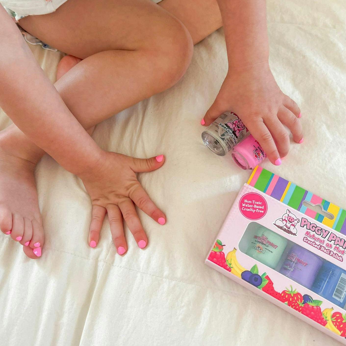 Scented Fruit Fairy 4 Polish - Gift Set - Kids Non-toxic Nail Polish