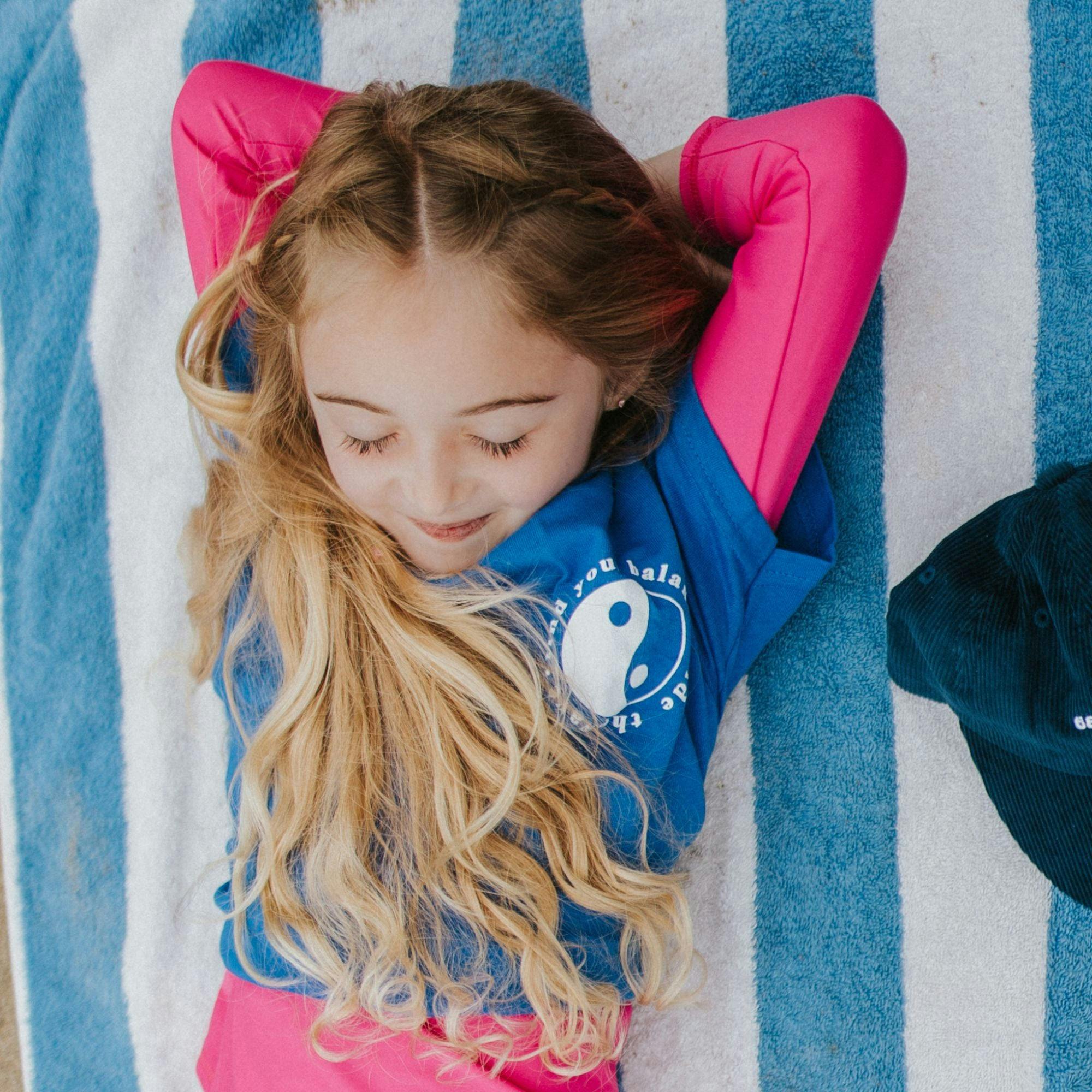 Kids Neon Long Sleeve UPF 50+ Rashguard Top