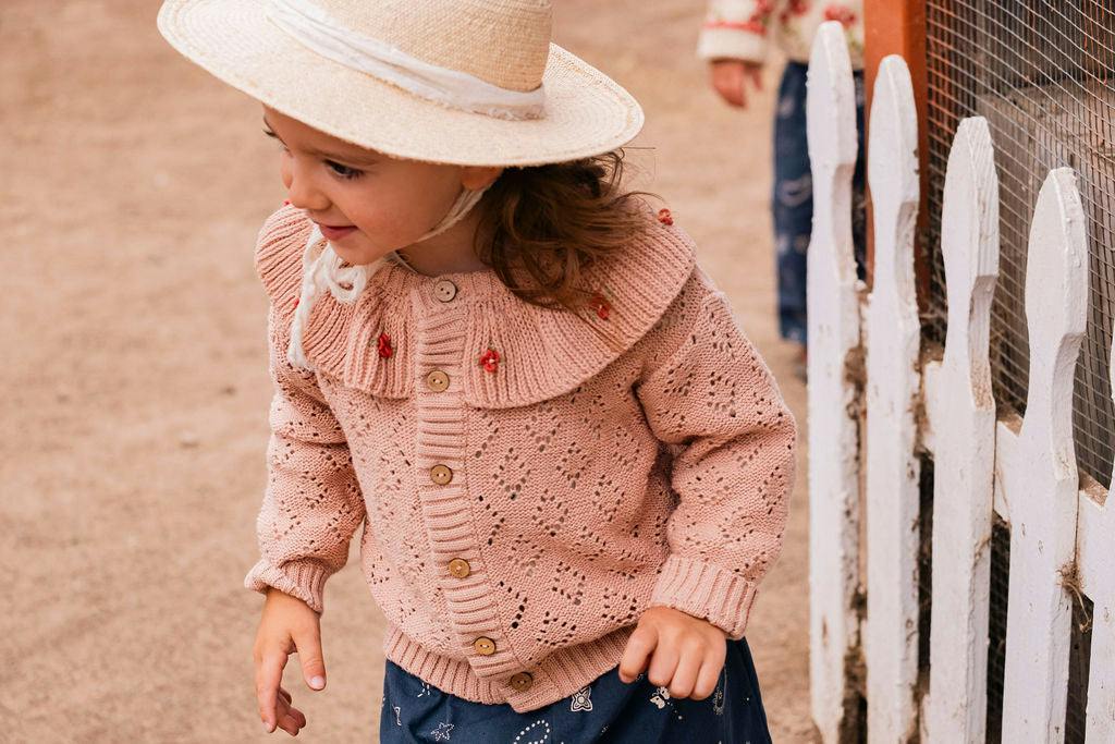 Thea Cardigan in Dusty Bloom