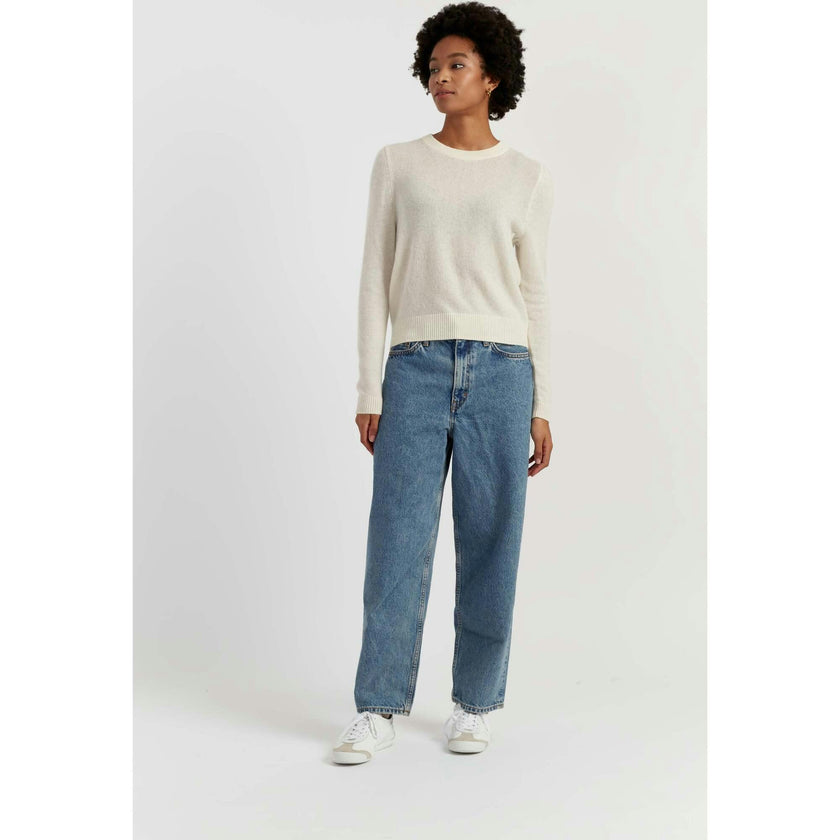 Cloud Cashmere Cropped Sweater