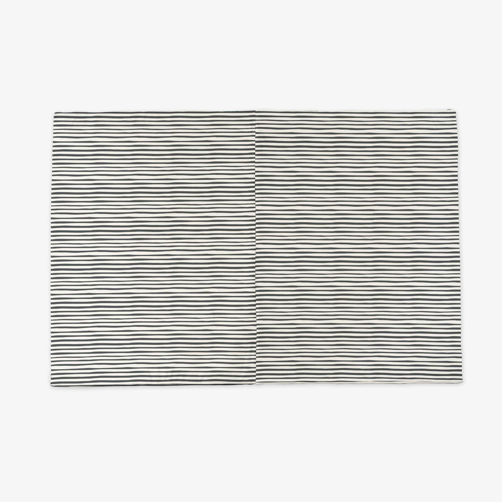 Bold Stripe Vegan Leather Mat