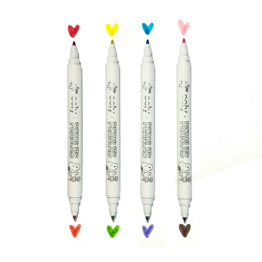 OOLY x Peanuts Activity Travel Kit - 4 Double-Ended Markers 60 Pages