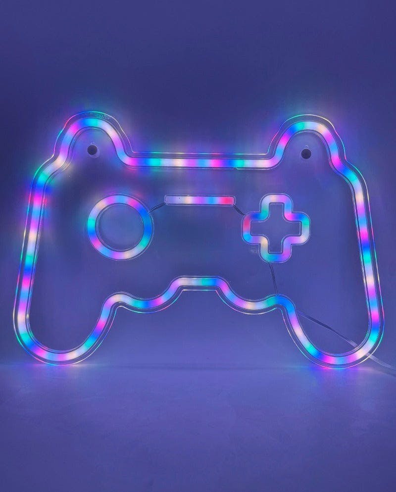 RGB Color Changing Neon Sign-Gamer