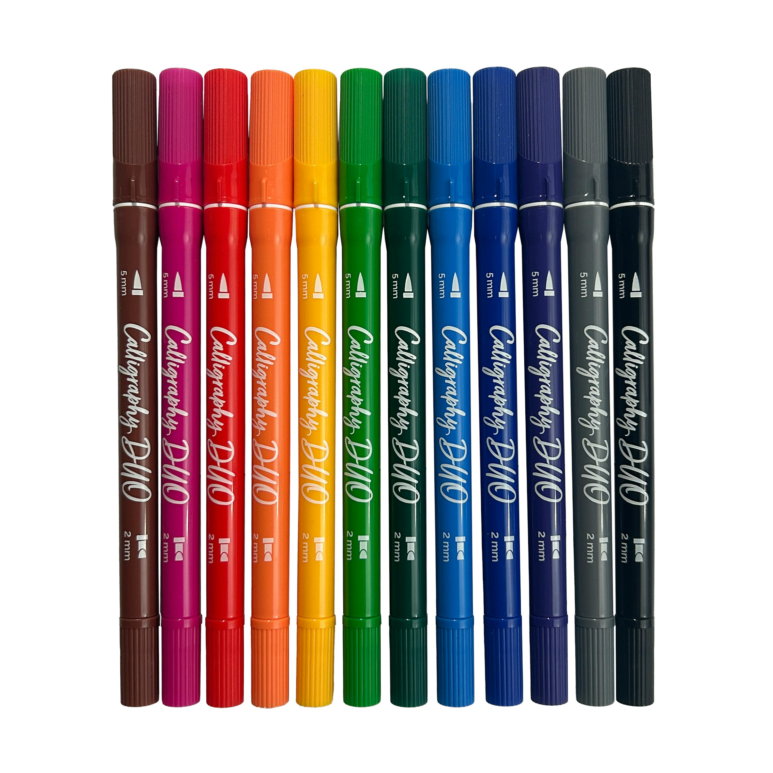 Calligraphy Duo Double-Ended Markers - Set of 12