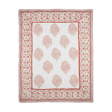 Block-Printed Cotton Crib Quilt