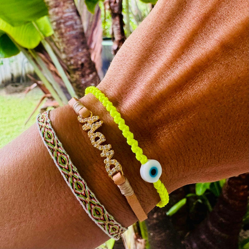 Mama Leather Bracelet
