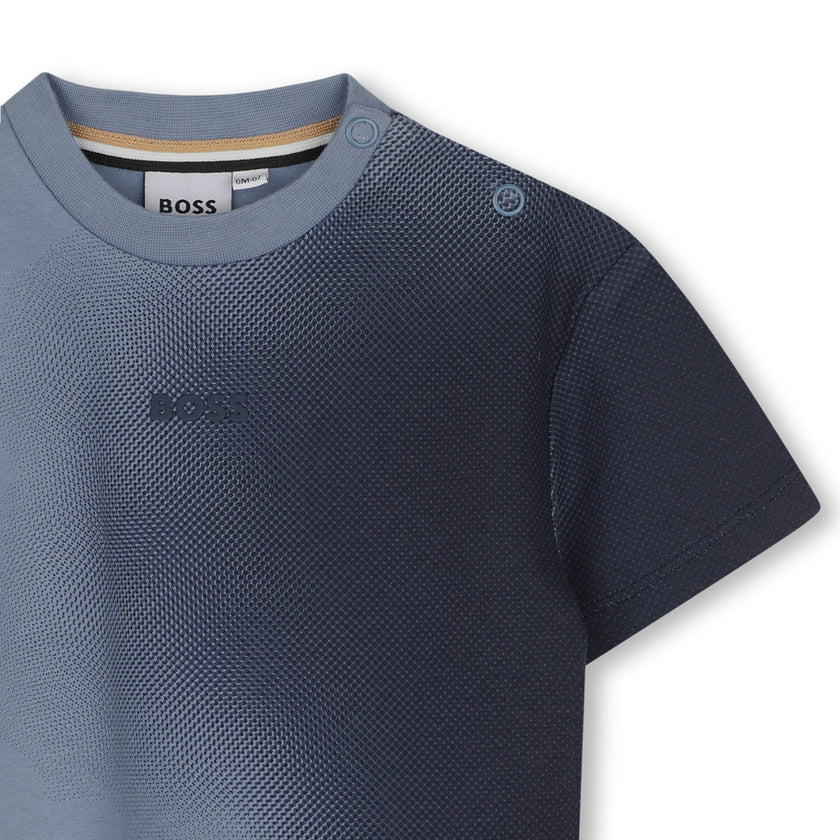 Lavender Blue Gradient Graphic T-Shirt