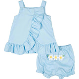 Pique Dress & Bloomer with Daisies