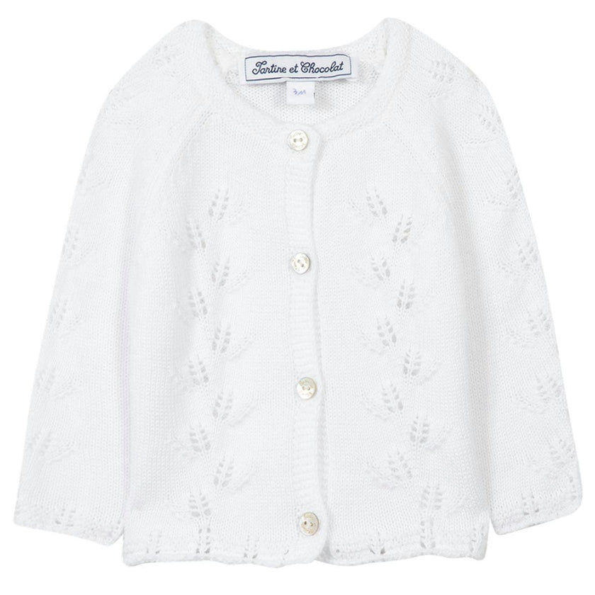 Classic Cotton Baby Cardigan