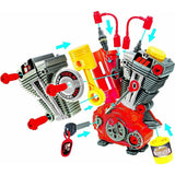 Tuff Tools: Engine Overhaul Pretend Play Toy - 25 Piece Playset w/ Lights & Sounds