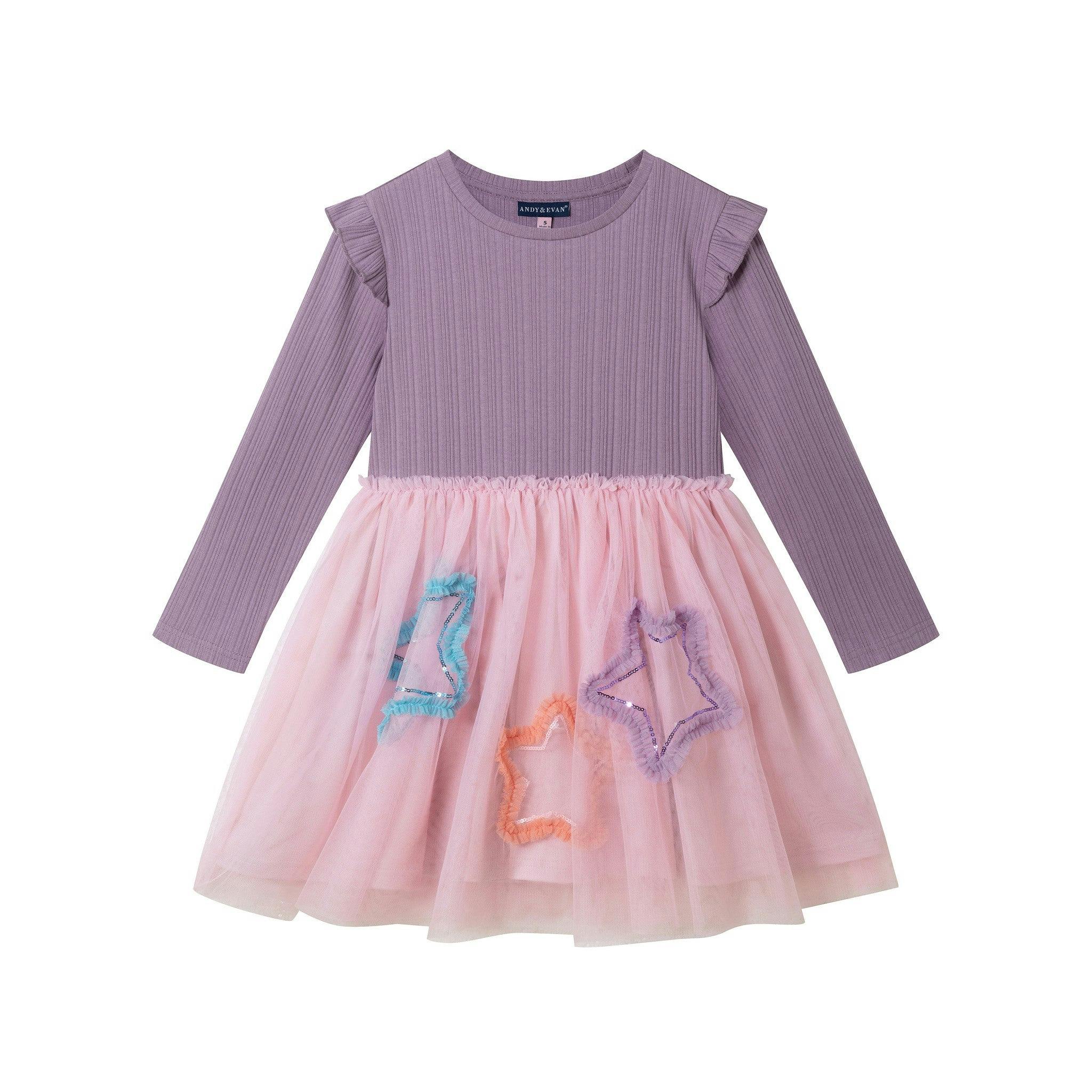 Knit Tulle Dress | Twinkle Stars