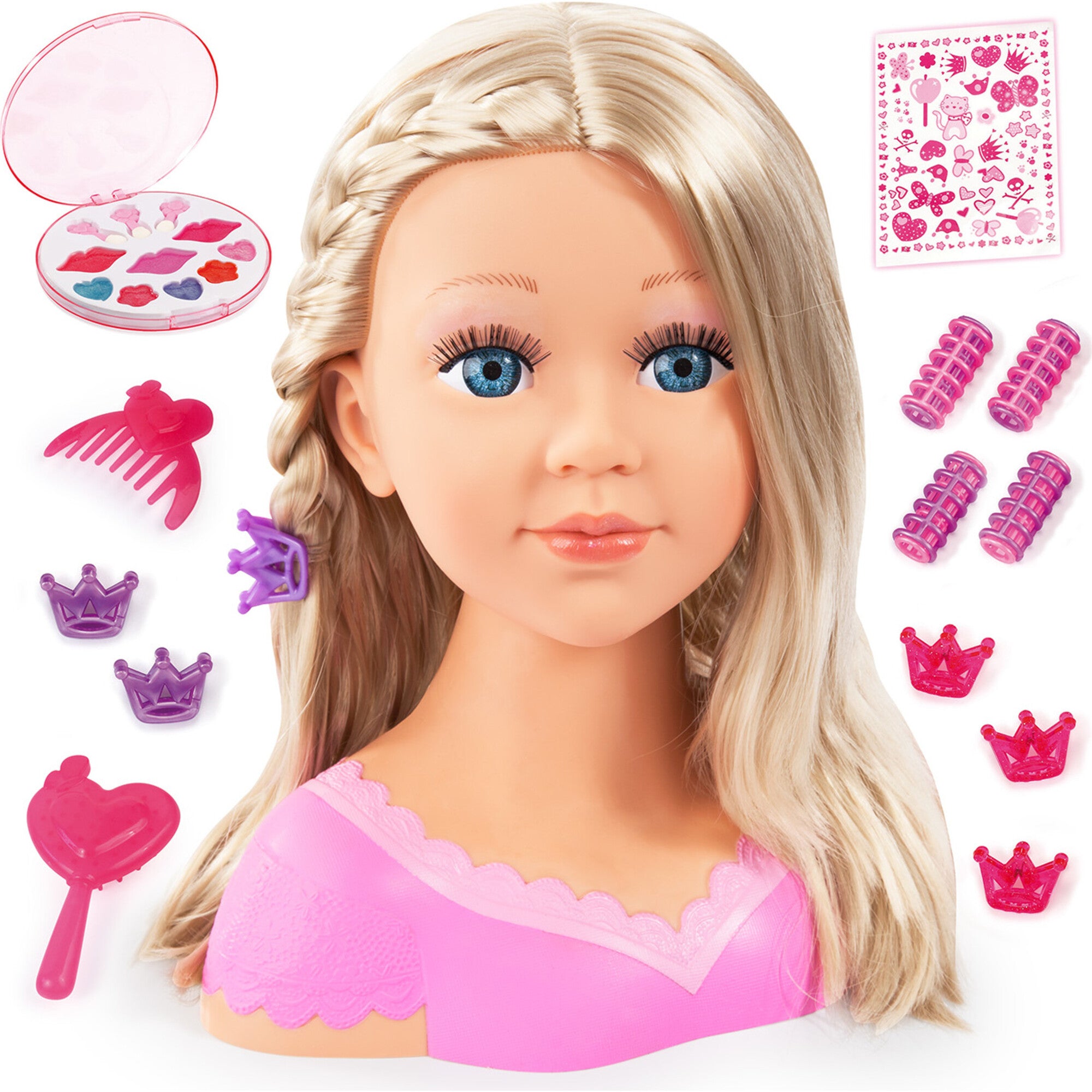 Charlene Super Model Blonde Styling Head w/ Makeup