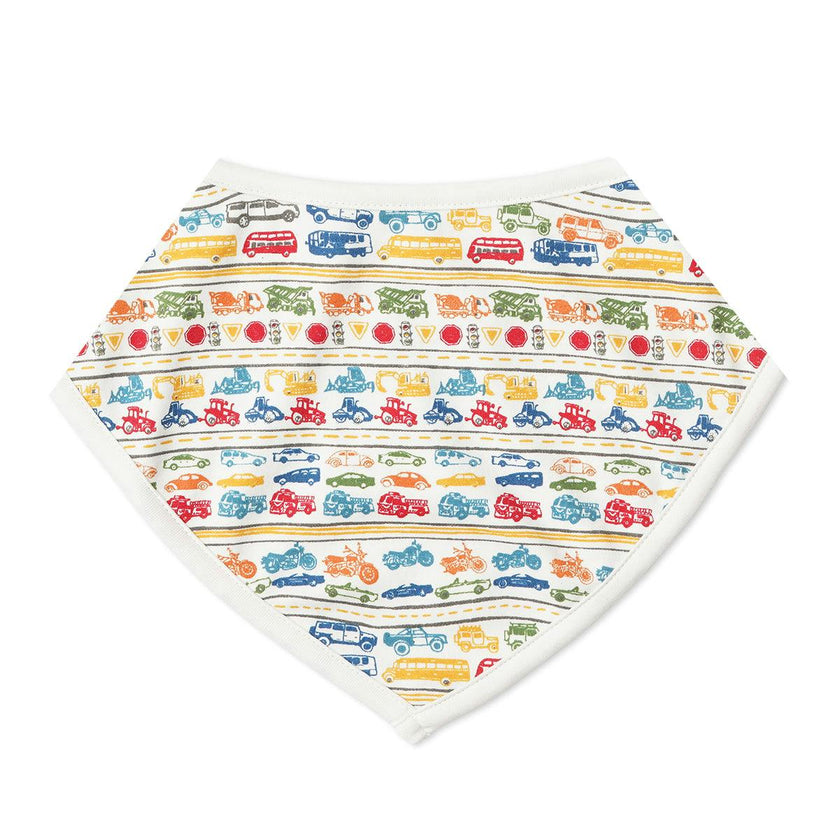 Cars & Trucks Bandana Baby Bib