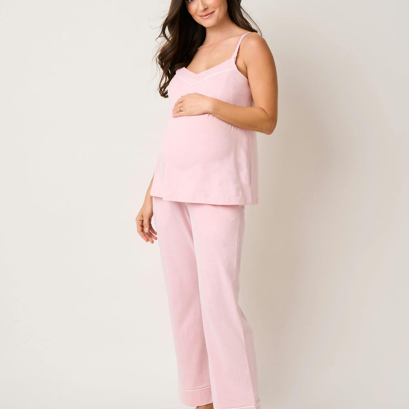 The Basics Maternity Set in Pink