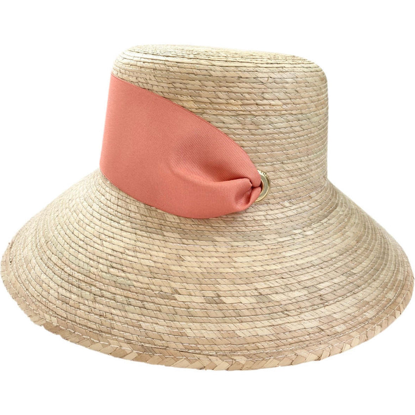Women's Clematis Wide & Short Brim Grosgrain Ribbon Bucket Hat