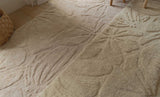 Floral Field Washable Wool Area Rug