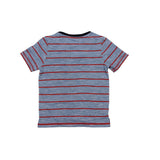 Rafael Yarn Dye Pocket Henley Boy True Blue