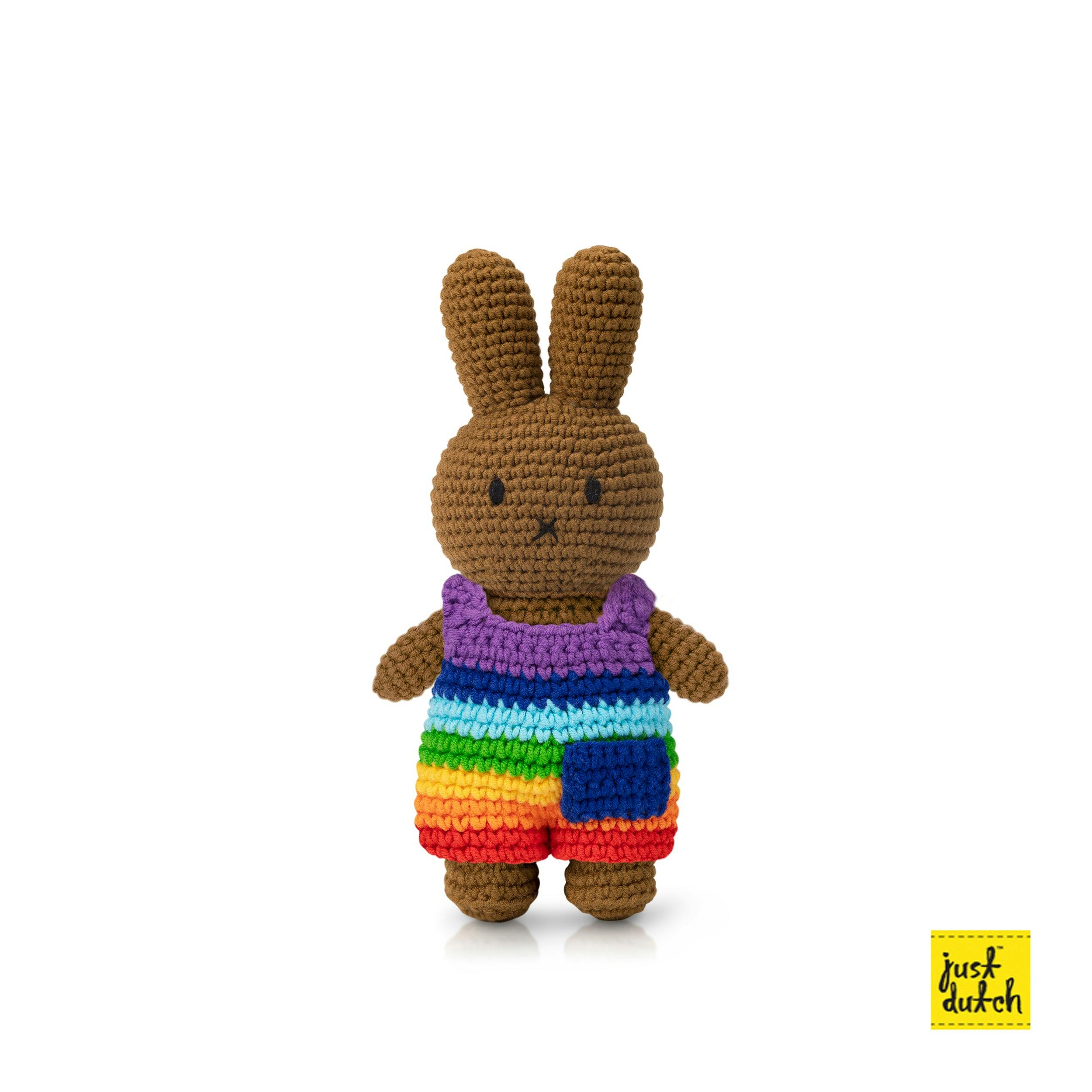 Melanie In Her Rainbow Dress Crochet Doll