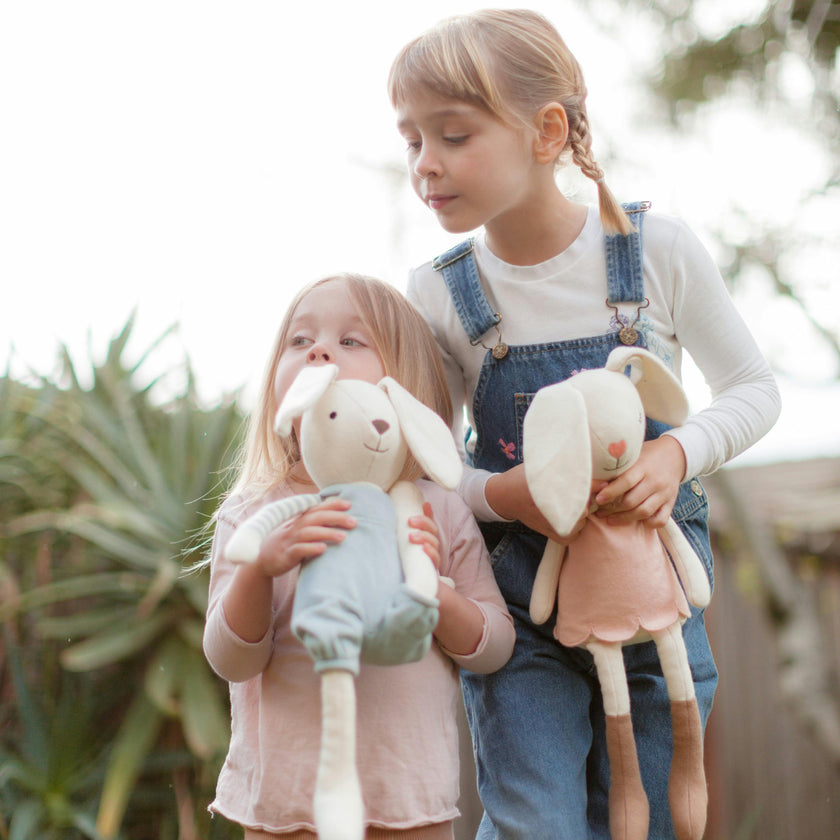 Knit Bunny Plush - Finn