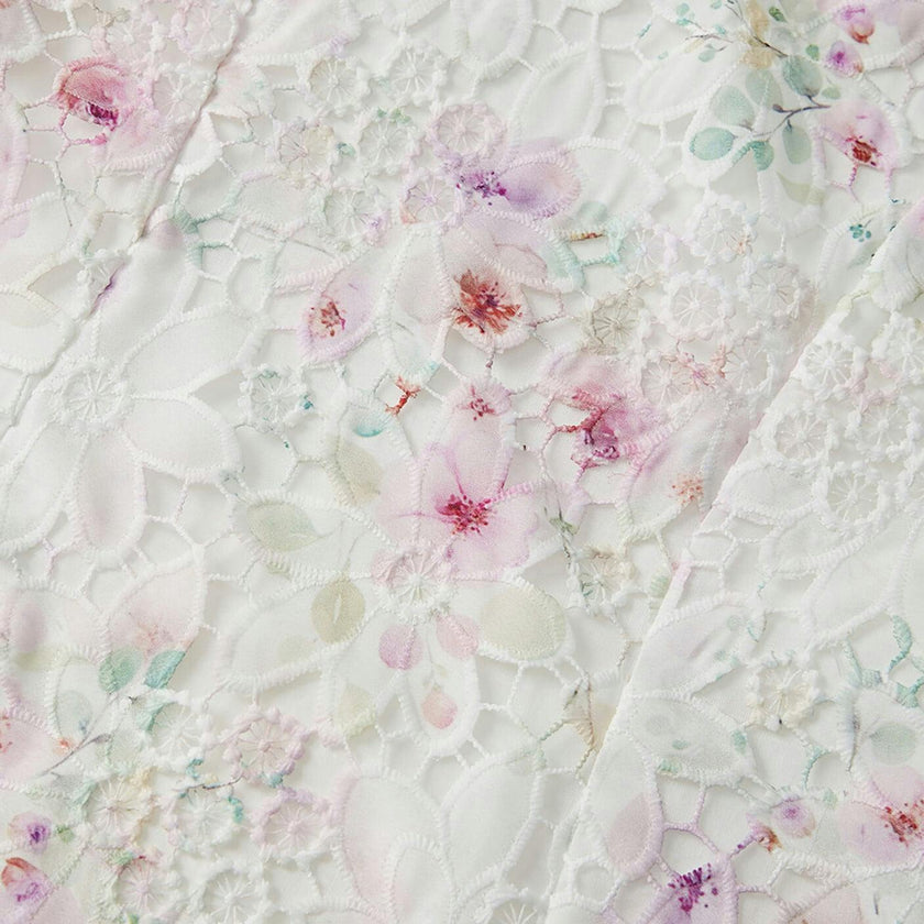 Belle Embroidered Mini Dress
