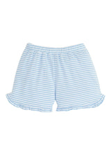 Tulip Knit Short - Light Blue Stripe