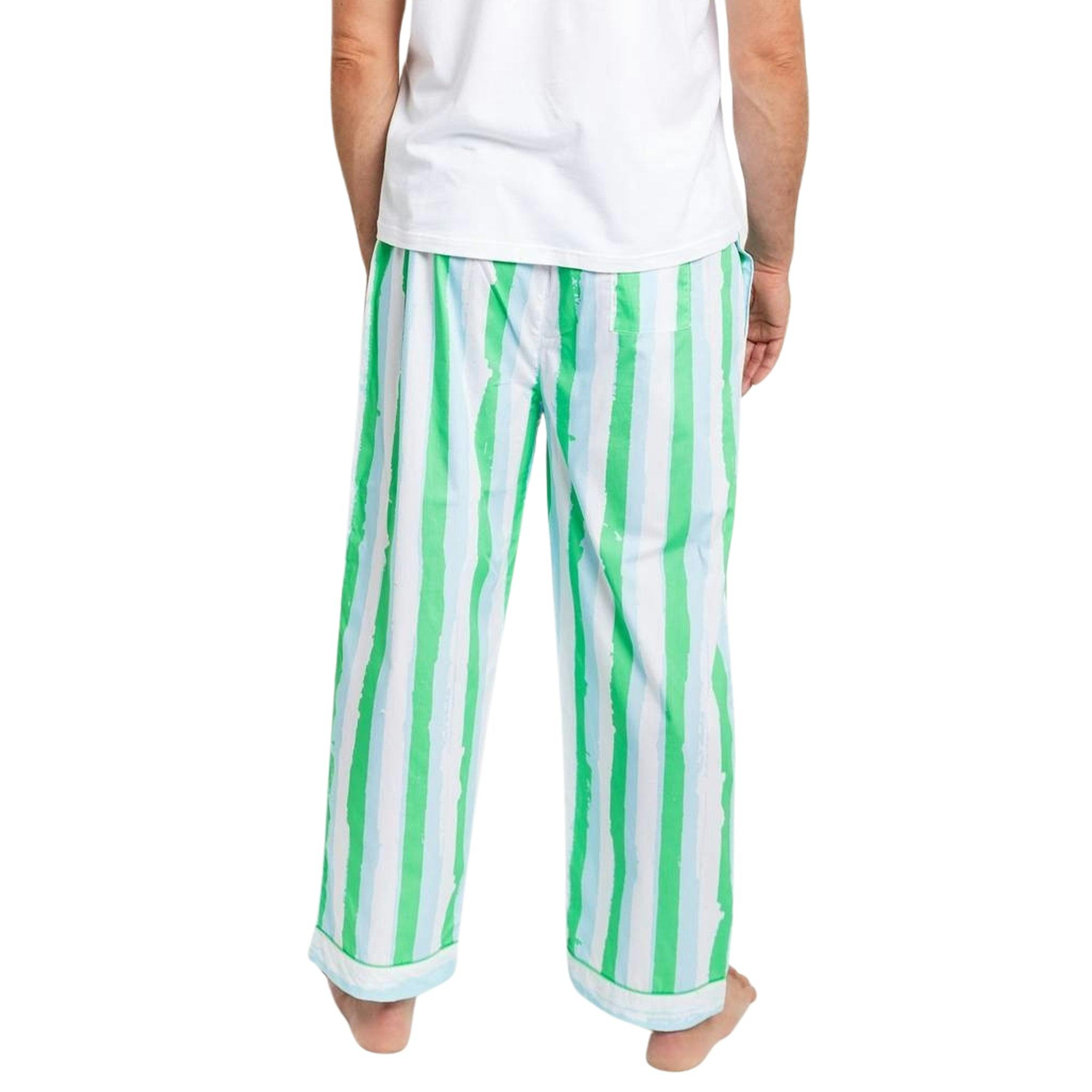 Men's Drawbertson Wild Stripes PJ Pants - Organic Cotton Poplin