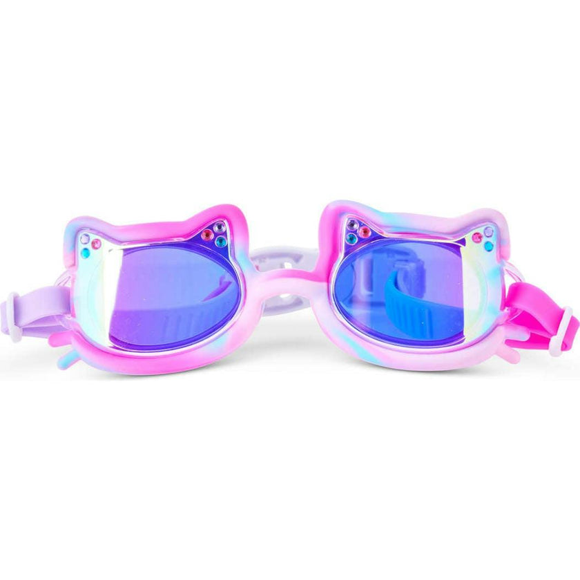 Tie-Dye Tabby Kids’ Swim Goggles
