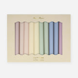 Pastel Table Candles