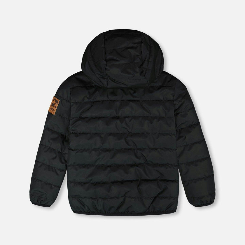 Quilted Mid-Season Jacket Black