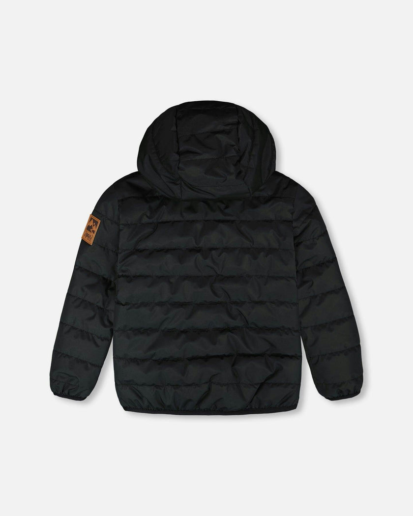 Quilted Mid-Season Jacket Black