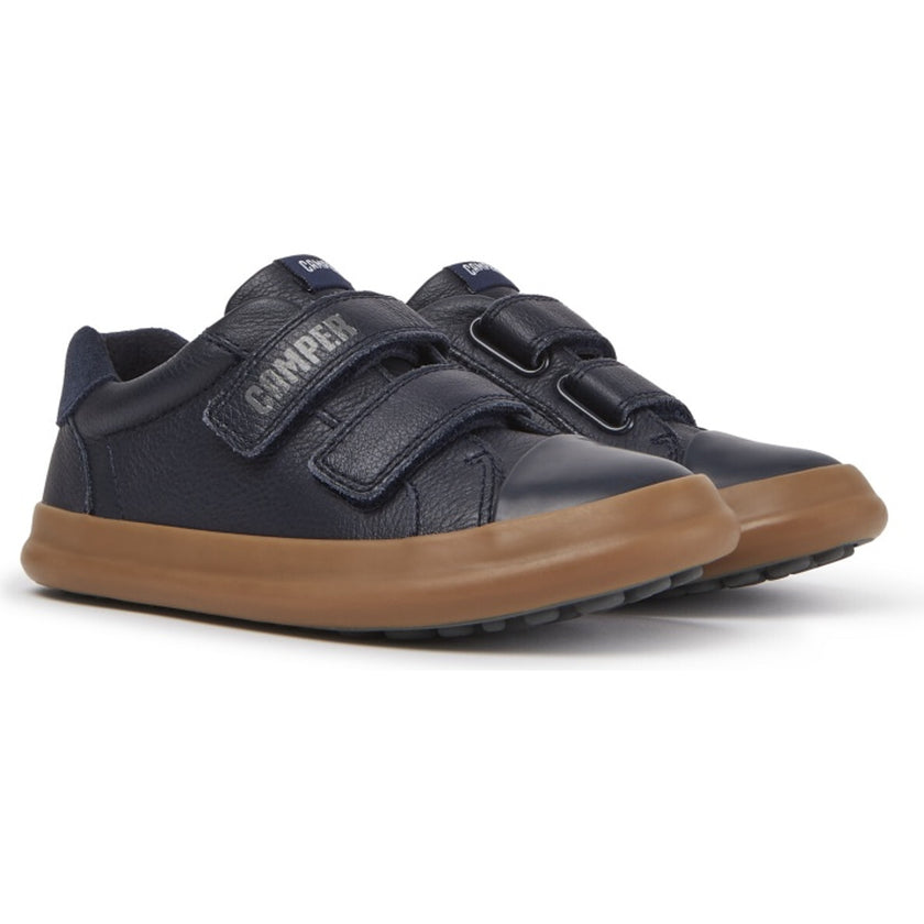 Kids Pursuit Leather Sneaker, Blue