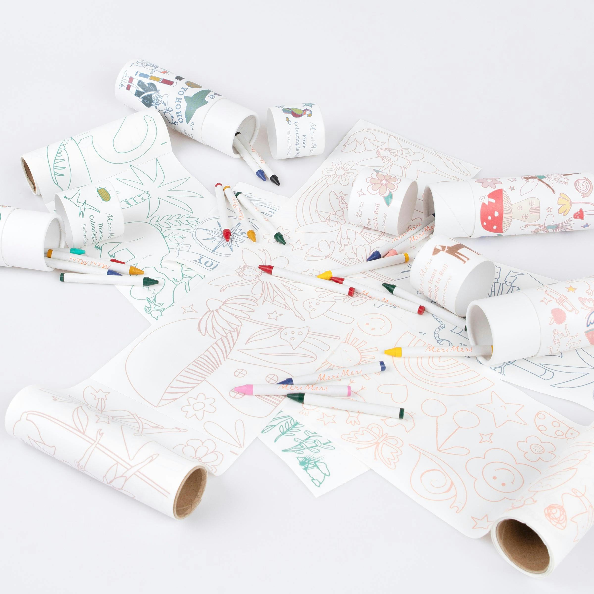 Happy Icons Coloring Roll