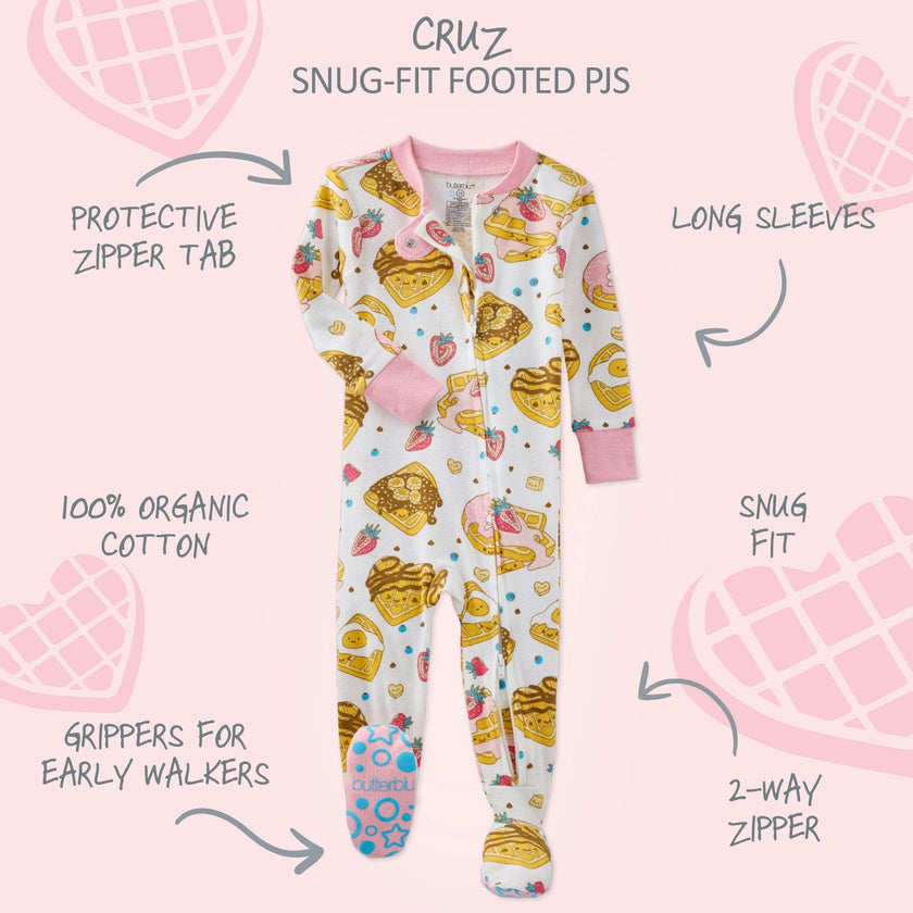 CRUZ Snug Fit Footed Sleeper