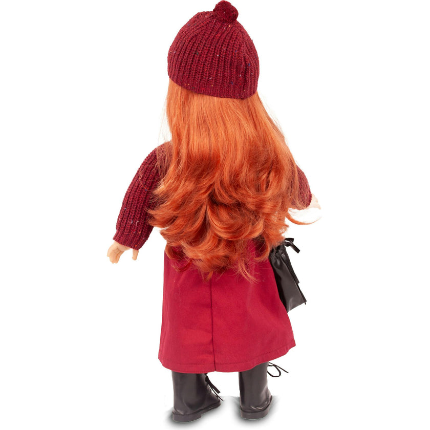 Gotz  Julia 75th Anniversary Jubilee  18" Posable Doll with Full Garments & Accessories - Long Auburn Hair to Wash & Style with Beautiful Brown Eyes