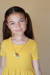 GLOW-IN-THE-DARK SLEEPY SLOTH NECKLACE