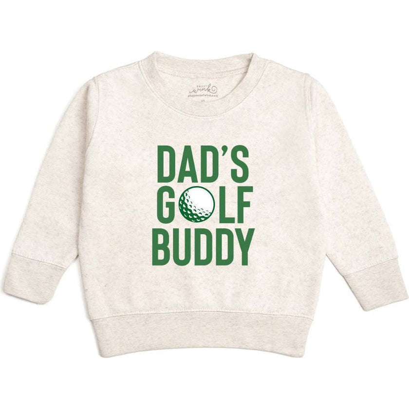 Dad's Golf Buddy Sweatshirt - Natural Heather