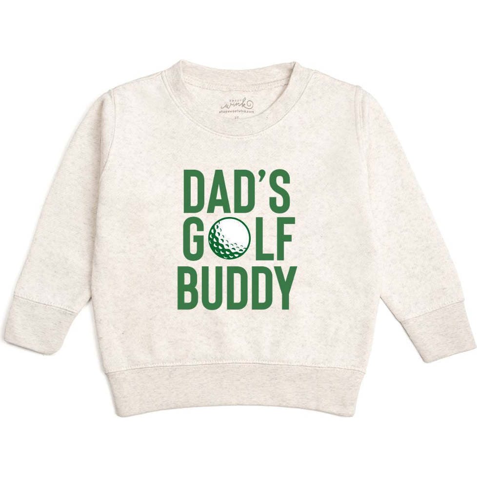 Dad's Golf Buddy Sweatshirt - Natural Heather