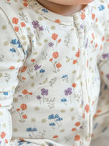 Peyton Zipper Sleeper - Margot Floral / Barn + Sea
