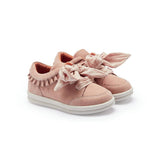 Lexley Sneakers | Coral Betting Leather