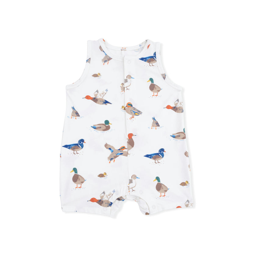 Ducks - Sleeveless Shortie Romper