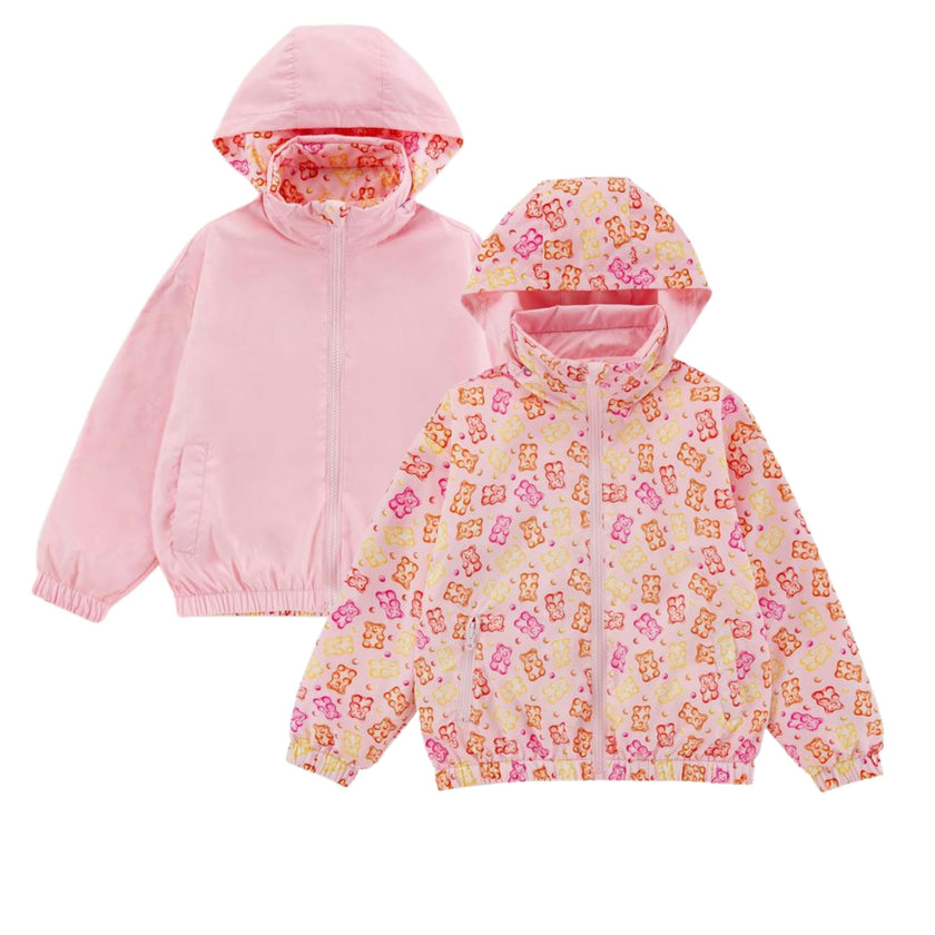 Max Reversible Rain Jacket Windbreaker, Gummy Bear